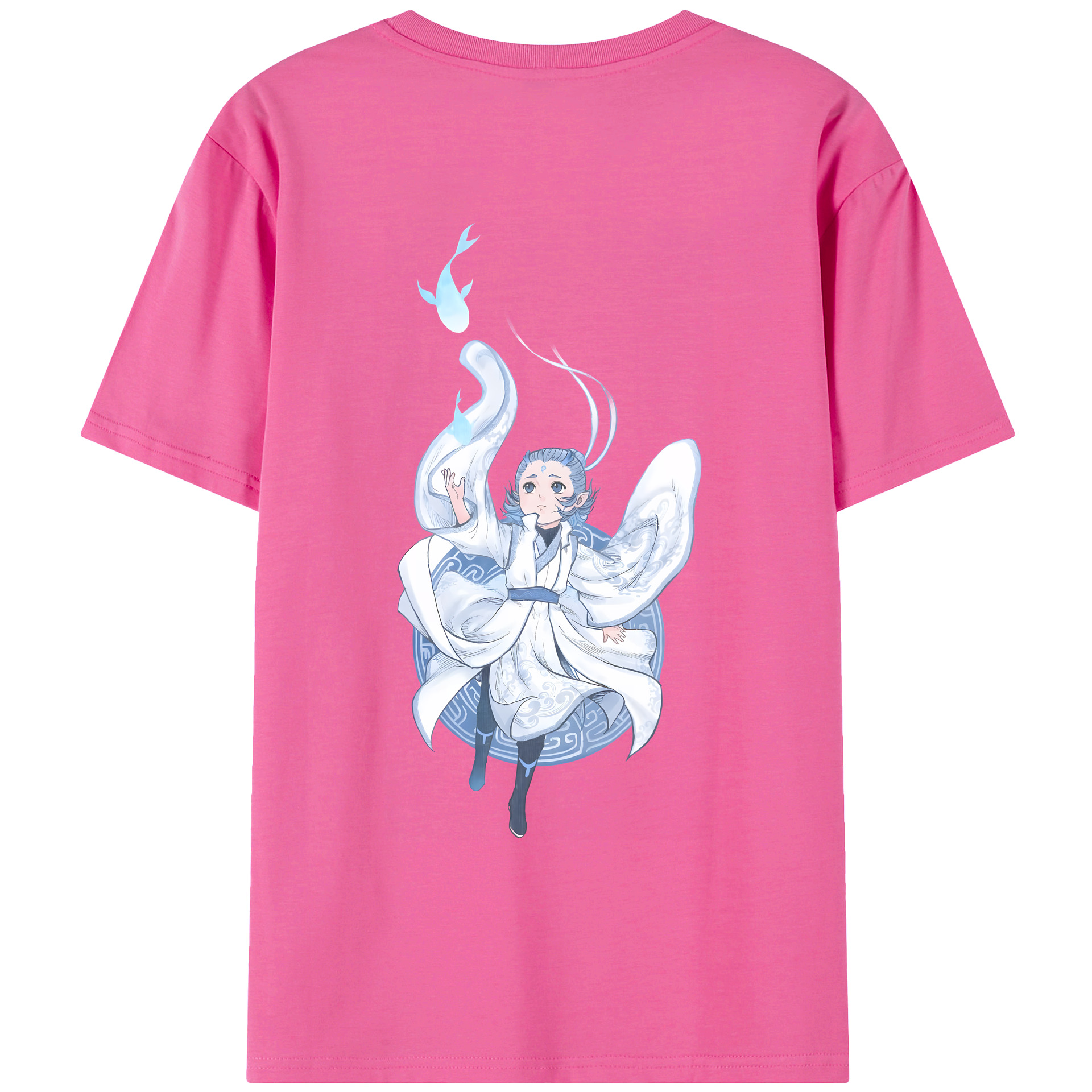 （画像用） Ne Zha 2 ナタ 魔童の大暴れ レディース半袖Tシャツ(バックプリント)